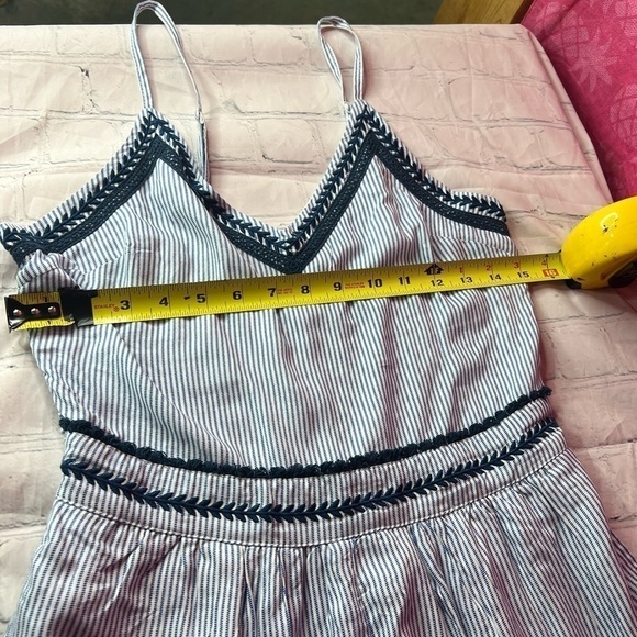 Japna Blue Embroidered Romper Size M - Picture 8 of 9